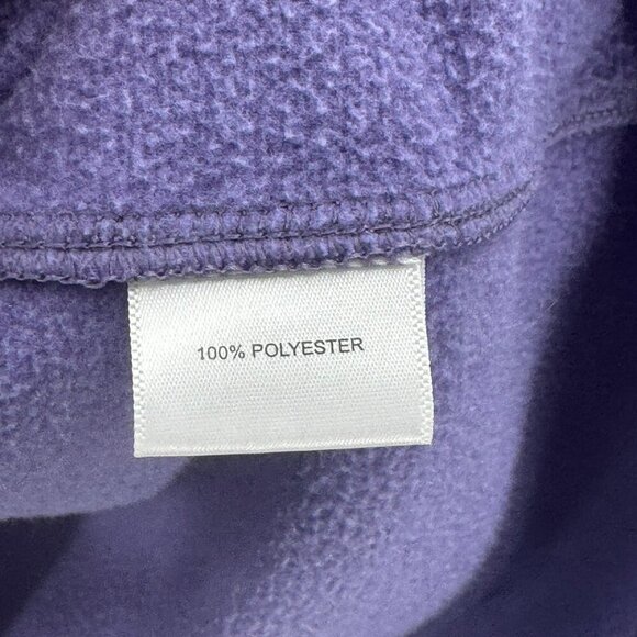 Peter Millar Purple 1/4 Zip Fleece Pullover Mens Size L - Picture 2 of 7